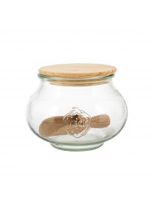 TARRO DE VIDRIO CON TAPA DE MADERA 1,06 LITROS - WECK - 4037839312444 no_image