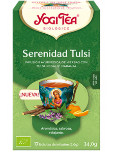 INFUSION SERENIDAD TULSI 17 BOLSITAS BIO - YOGI TEA - 4012824405615