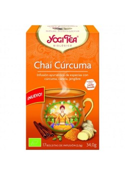 YOGI TEA CHAI CURCUMA 17 FILTROS BIO - YOGI TEA - 4012824404151